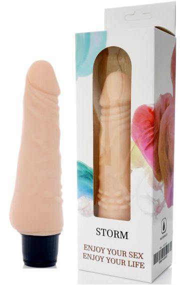 Вібратор BOSS Cyberskin - STORM, ( 12 режимів вібрації, довжина 18,5 см, діаметр 4,5 см ) BS4400003 sexstyle | Зображення 1