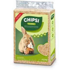 Наполнитель Chipsi для грызунов Классик гигиенический опилок 60 л/3.2 кг