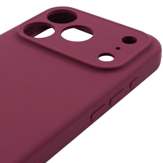Чохол Silk Full Camera Protective (AA) NO LOGO для Apple iPhone 17 Pro Max / 18 Pro Max (6.9") Бордовий / Plum | Зображення 3