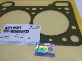 Прокладка ГБЦ Hyundai/KIA 1.4 G4EE/1.6 G4ED/G4FC, MOBIS (2231126603) (22311-26603)