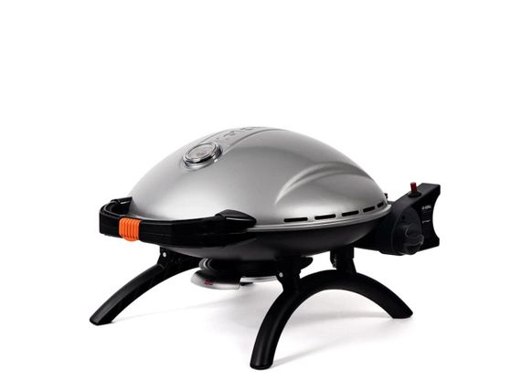 КОМПЛЕКТ Портативний переносний газовий гриль O-GRILL 900, срібло + шланг в подарунок! Код: 013373 | Зображення 4