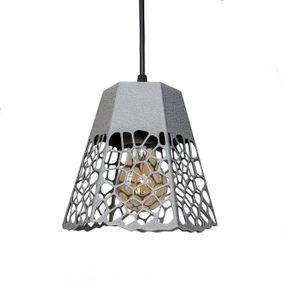 Світильник підвісний (люстра) Floret P170 Муар, Срібло, Atmolight