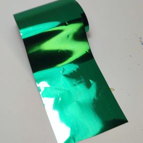 Фольга зелена для дизайну нігтів (4х50см)