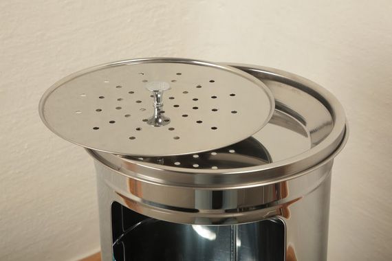 Напольная пепельница-урна Mertinox 15 л Хром 4513.2860I.430.0 | Зображення 1