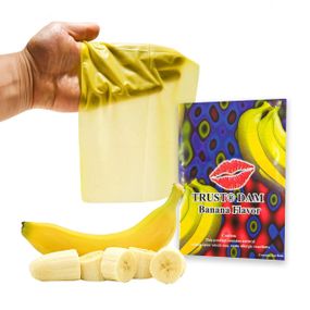 Латексна серветка Latex Dental Dams Banana 1 шт sexstyle