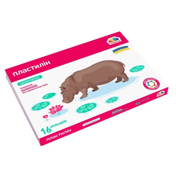 Набір для ліплення пластилін "Захоплення" 200314, 16 кольорів