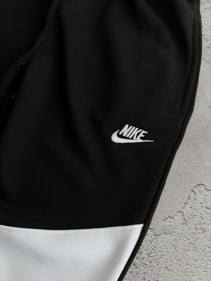 Костюм у стилі Nike з худі чорний | Зображення 3