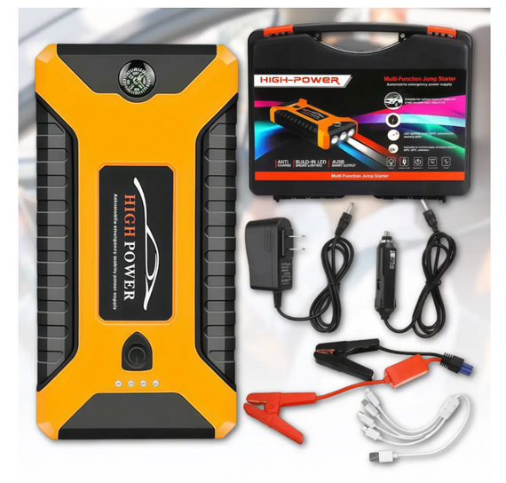 Пускозарядний пристрій для авто жовтий JUMPSTARTER JX27 99800 mAh ∙ Автомобільний пуско-зарядний пристрій JX27 Power Bank | Зображення 2