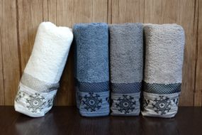 Набір рушників 50х90 см Pupilla Collection Aspendos лицеві 4 шт.