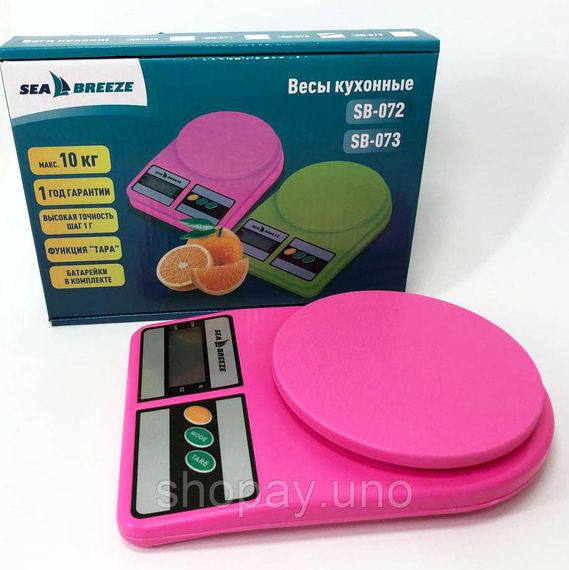 Веса кухонные в подарок SeaBreeze SB-072, Весы для кулинара, Весы цифровые для готовки HR-79 | Зображення 3