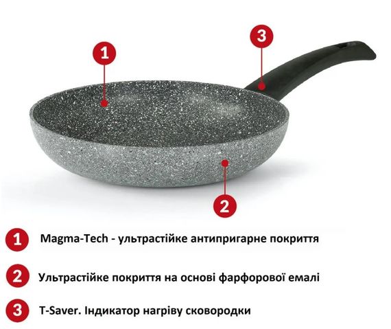 Сковорода Flonal Pietra Viva 32 см (PV8PS3270) | Зображення 2