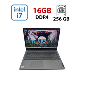 Ультрабук Lenovo ThinkBook 15 / 15.6" (1920x1080) IPS / Intel Core i7-1065G7 (4 (8) ядра по 1.3 - 3.9 GHz) / 16 GB DDR4 / 256 GB SSD / Intel UHD Graphics / WebCam б/у