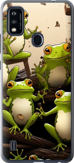 Чехол на ZTE Blade A51 Жабки "5656u-2506-17620"