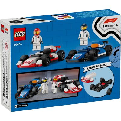 Конструктор LEGO City Автомобілі для перегонів F1 команд Williams Racing та Haas F1 (60464) | Зображення 5