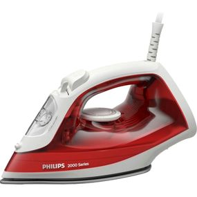 Праска Philips Series 2000, 2000Вт, 250мл, паровий удар -100гр, керам. підошва, червоний (DST2010/40)