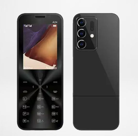 Кнопочный мобильный телефон на 4 сим карты AIEK s-mobile A24 Black