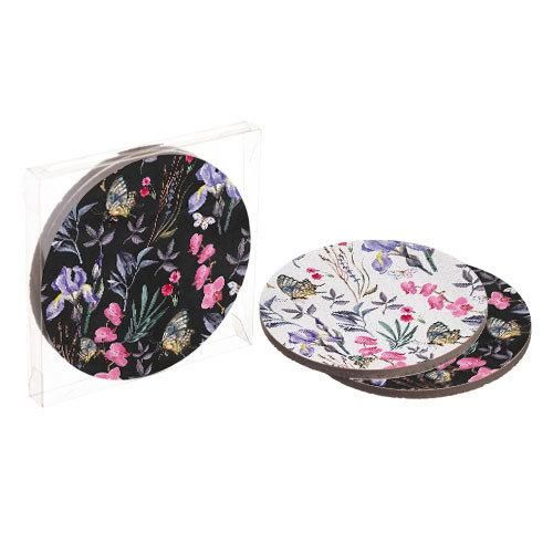 Підставки під гаряче Coaster Метелики в квітах (корок) 10 см