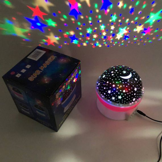 Проектор звездного неба Star Master Big Dream, игрушка проектор звездного неба. LJ-548 Цвет: розовый | Зображення 2