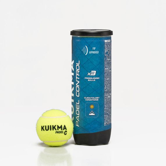 М'ячі для падел-тенісу Kuikma PB Control 3 шт - One Size | Зображення 3