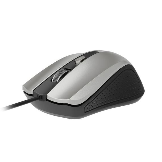 Оптична мишка Gembird MUS-4B-01-BS, USB интерфейс, чорно-сріблястого кольору | Зображення 1