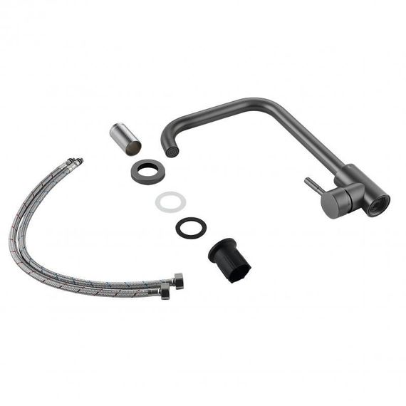 Змішувач для кухні Lidz Aria 015F1 (k35)  LDARI015F1GRP49558 Graphite | Зображення 6