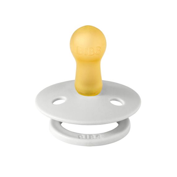 Соска пустушка BIBS Studio Colour Latex Round (кругла) 6-18 міс – Haze | Зображення 1