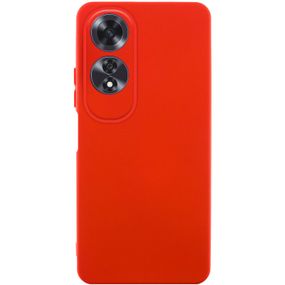 Чехол TPU GETMAN Liquid Silk Full Camera для Oppo A60 4G Красный / Red