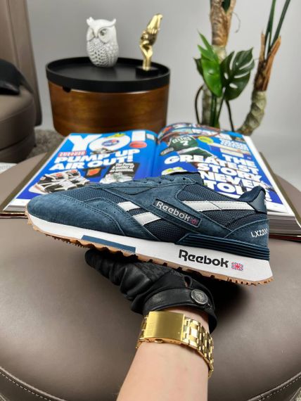 Мужские кроссовки замша  bok Classic LX2200 Navy Whiteвесна / літо / осінь A3652 42 26,5 | Зображення 2