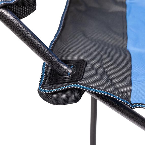 Крісло для риболовлі розкладне туристичне 58х94х95 см складне крісло для відпочинку на природу Синє | Зображення 6