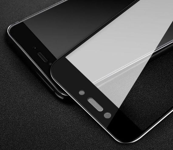 Full Glue защитное стекло для телефона Xiaomi Redmi 4X - Black | Зображення 1