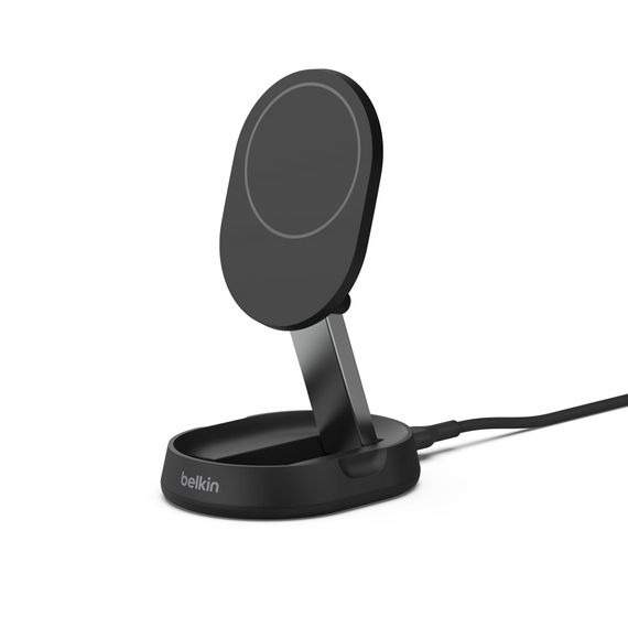Зарядний пристрій Belkin бездротовий 15Вт Magnetic Stand Qi2, чорний (WIA008BTBK) | Зображення 3