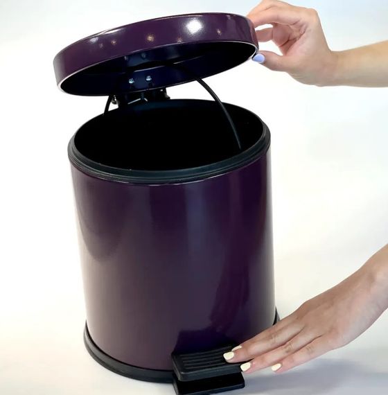 Відро для сміття з педаллю Mertinox 5 л фіолетове 4501.2028S.101.05 violet | Зображення 3