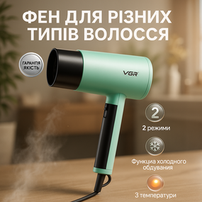 Професійний фен для укладання волосся з насадкою, Фен для укладання волосся універсальний MX-82