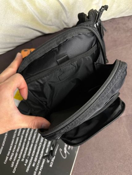Мужской слинг нагрудный Carhartt черный | Зображення 7