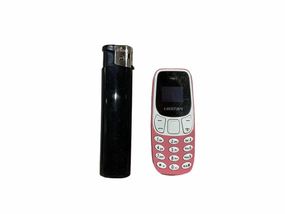 Міні мобільний маленький телефон L8 Star BM10 (2Sim) рожевий (код: SKU-1501239165)