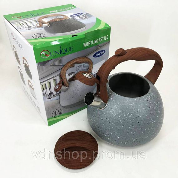 Чайник зі свистком для дому, Чайник з ергономічною ручкою для приготування чаю зі свистком FM-31 | Зображення 6