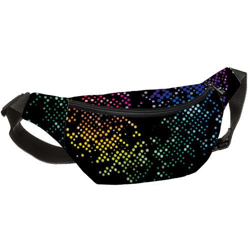 Сумка на пояс бананка Bumbag Disco 27x16 см (BB_19A009_BL)
