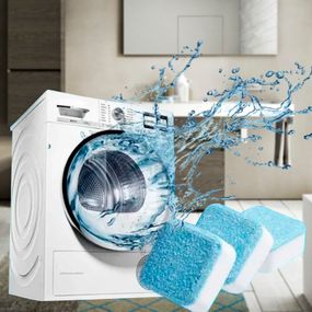 Антибактериальное средство очистки стиральных машин Washing mashine cleaner №2 в шипучих таблетках