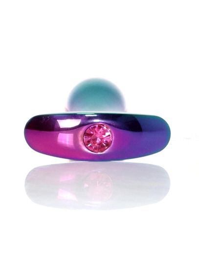Анальна пробка - Jewellery Multicolour Plug Pink M | Зображення 1