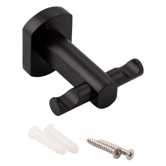 Гачок Qtap Liberty подвійний QTLIBBLM1154 Black | Зображення 2