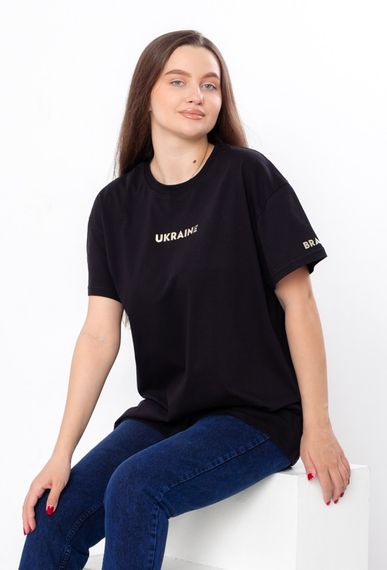 Футболка жіноча "Family look" Носи своє 50 Чорний (p-13530-150971) | Зображення 1