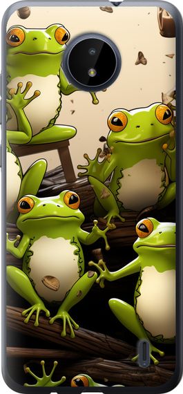 Чехол на Nokia C20 Жабки "5656u-2510-17620"