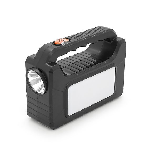 Переносной фонарь EP-392 + Solar, Функции: PowerBank, АКБ 6V/4000mAh, Black, Box | Зображення 2