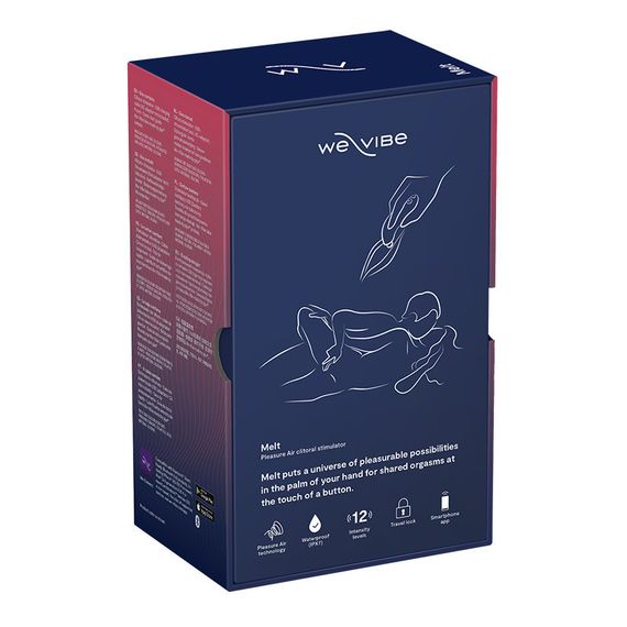 Вакуумний вібратор для пар We-Vibe MELT Blue Sex Aura | Зображення 6