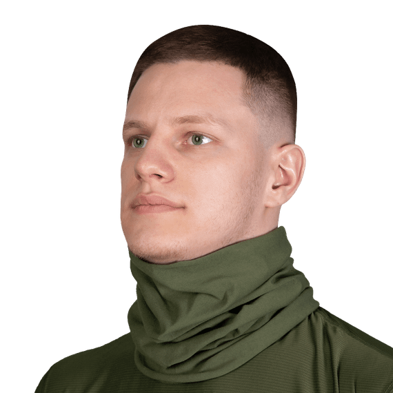 Шарф-труба Eco 100%  Cotton Olive (812), | Зображення 2