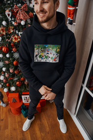 Худи мульт 1 чёрный L XL