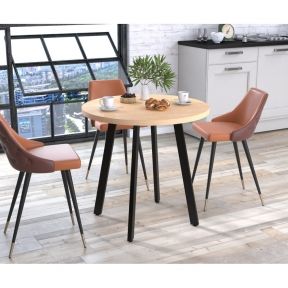 Стол обеденный круглый Loft Design Лерой Борас
