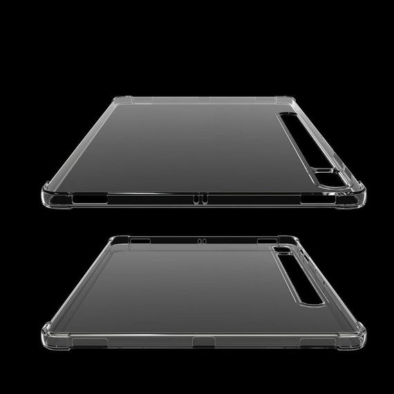 Силиконовый чехол бампер Primolux Silicone для Samsung Galaxy Tab S9 FE Plus (SM-X610 / SM-X616) 12.4" - Clear | Зображення 4