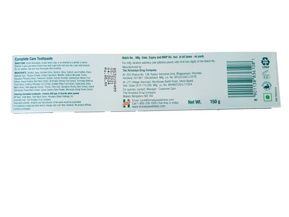 Комплексная зубная паста Complete Care Himalaya 80г. Хималаи | Зображення 1