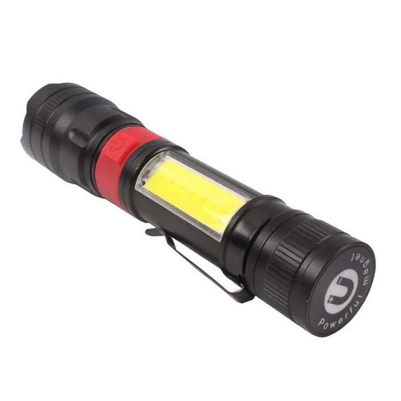 Ліхтар ручний акумуляторний PL-826-P70-COB(white+red) | Зображення 1